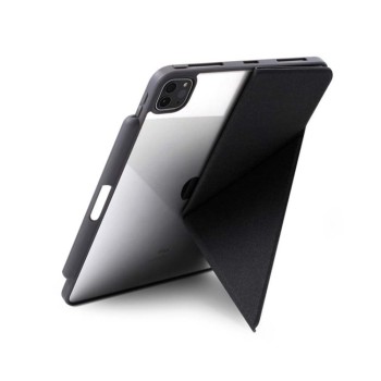 Capa Flip iPad Pro 12,9” Preto Transparente