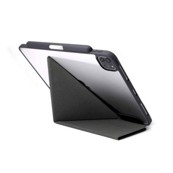 Capa Flip iPad Pro 12,9” Preto Transparente