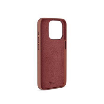 Capa em Pele Mag + iPhone 15 Pro Max Castanho