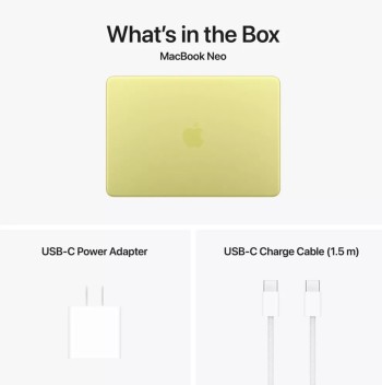 MACBOOK NEO 13" 6CPU/5GPU/8GB/256GB SSD - CITRUS