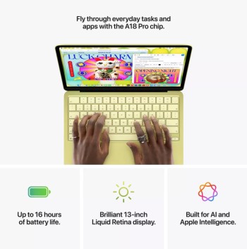 MACBOOK NEO 13" 6CPU/5GPU/8GB/256GB SSD - CITRUS