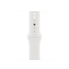 Apple Watch SE GPS 44mm Silver Aluminium Case with White Sport Band